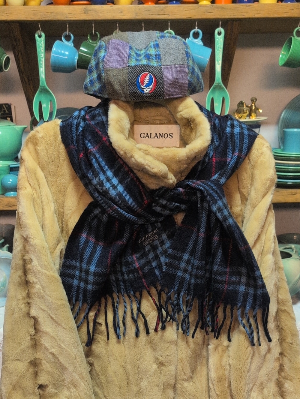 Authentic Burberry Lamb's Wool Scarf